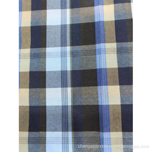 T/C(48%Cotton52%Polyester) Woven Yarn-dyed Plaid Fabric